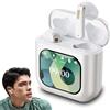 Civetes Cuffie Bluetooth In-Ear, Smart Touch Screen Charging Box Large Display Cuffie Cancellazione del Rumore, Sport Gaming Sleep Hi-Fi Auricolari Multilingue