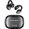 Black Shark Cuffie aperte Black Shark T19, wireless, con clip Bluetooth, peso di soli 5g, qualità audio adattiva, autonomia della batteria di 50 ore, con LED, tecnologia DNN per le chiamate, ideali per sport e gaming