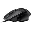 LOGITECH Mouse da gaming cablata con sensore da 25.000 DPI, interruttori ibridi, controllo preciso, design ergonomico e doppia rotellina per Windows e macOS