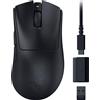 RAZER Mouse da gioco ergonomica wireless, ultraleggera (55g), con sensore da 26K DPI, frequenza di polling a 8K Hz, superficie soft-touch e autonomia della batteria di 100h, ideale per l'utilizzo su PC