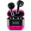 Music Sound Cuffie Bluetooth wireless, auricolari in-ear con display LED, autonomia della batteria di 30 ore, controllo touch, accoppiamento automatico, custodia di ricarica USB-C