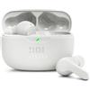 JBL Cuffie Bluetooth True Wireless JBL Wave Beam, con bassi profondi, autonomia della batteria di 32 ore, IP54/IPX2, custodia di ricarica USB-C, colore bianco