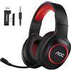 AOC Cuffie da gioco wireless per PC, PS5, PS4 e Switch, con tecnologia a 2,4 GHz e Bluetooth 5.4, audio surround 7.1, driver da 50 mm, microfono integrato e autonomia della batteria di 45 ore