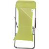 Linea Garden Friend S1622041, Sdraio Beach in Acciaio e textilene 450 gr/m² Colore Verde