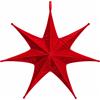 Bonturi Casa Home Decoration Bonturi Casa Stella Natalizia Pieghevole in Velluto Rosso Ø85 cm - Decorazione Natalizia Elegante in Tessuto per la Casa e Addobbi di Natale