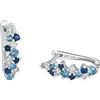 amor Creoles Gioielli per orecchie da Donna in Argento 925, con Zirconi, 1.7 cm, in Confezione Regalo, 2012794