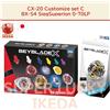 TOMY Preordine Beyblade X BX-54 Sieg Superion 0-70LP e CX-20 Personalizza Set C NUOVO