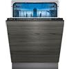 Siemens SX85TX00CE iQ500 - Lavastoviglie XXL completamente integrata, larghezza 60 cm, cassetto portaposate, pulizia delicata dei bicchieri, varioSpeed Plus del turbo di risciacquo, emotionLight