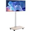 Latios Carrello porta TV mobile - Supporto per TV rotante - Per TV da 812,8-1778 mm - Supporto TV ruotabile
