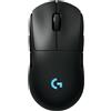 LOGITECH Mouse da gioco wireless, adatta sia per destrorsi che per mancini, con sensore da 44.000 DPI, frequenza di polling di 8.000 Hz, ricarica tramite USB-C e pulsanti laterali magnetici, compatibile con PC e Mac