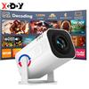 Insta24 Mini proiettore Beamer 4K HD, portatile, con sistema operativo Android 11, Wi-Fi 6, Bluetooth, HDMI, USB, 12000 lumen, 350 ANSI, risoluzione 1280x720, contrasto 8000:1, ideale per home theater, attività all'aperto, campeggio e gaming
