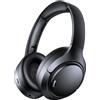 CAPOXO Cuffie over-ear Bluetooth con tecnologia ANC ibrida e 6 microfoni ENC, autonomia di 120 ore, design pieghevole, cuscinetti auricolari confortevoli, cuffie wireless per gaming, musica e uso domestico