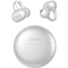 SANAG Cuffie aperte, clip-on, Bluetooth, autonomia fino a 42 ore, grado di protezione IP67 (resistenti all'acqua), cancellazione del rumore ENC per chiamate, aderenza sicura per la corsa, colore bianco