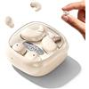 Xmenha 2 paia di mini cuffie wireless Bluetooth, invisibili, adatte a orecchie piccole, color beige