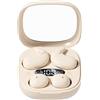 Vyyrizq 2 paia di cuffie per dormire, ideali per chi dorme su un lato, cuffie invisibili, mini cuffie in-ear, adatte a orecchie piccole, cuffie sottili per dormire, cuffie wireless per il sonno, colore beige