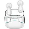SLuB Auricolari wireless in-ear Bluetooth, modello 1745, colore bianco. Design semi-in-ear, comfortevole, colore bianco