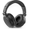 Vonyx Cuffie da DJ HDX50BK con cavo, driver da 50mm, bassi profondi, modello circumaurale (over-ear), ideali per studio e DJ. Connettore jack. Pieghevoli e girevoli. Cuffie cablate per studio e DJ, incluse