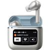 Greencho Cuffie Bluetooth T68 Pro, auricolari in-ear, modello 2026, auricolari wireless con display LED digitale Bluetooth, cancellazione del rumore (ANC), microfoni, autonomia della batteria di 30 ore, bassi profondi, protezione IPX7 contro il sudore, …