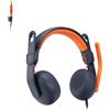 LOGITECH Cuffie cablate con microfono, ideali per studenti. Design confortevole e regolabile, adatte ai bambini. Compatibili con Windows, macOS, iPadOS e Android. Tipo: on-ear. Connessione: AUX