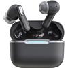 SLuB Amplificatore per cuffie Bluetooth per anziani, modello 1762-nero, cuffie con amplificazione del suono