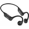Aveek Cuffie a conduzione ossea wireless per lo sport, con Bluetooth 6 e grado di protezione IPX5
