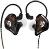 Bsinger Cuffie in-ear a doppio driver dinamico, marca Bsinger, colore marrone