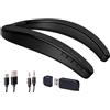 auvisio Cuffie 2-in-1 con batteria, altoparlanti da collo con Bluetooth, funzione vivavoce, lettore MP3, cuffie da collo