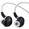 7Hz Cuffie in-ear dinamiche con driver da 10 mm, rivestimento DLC, magneti N52. Colore: nero. Senza microfono
