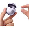 Xmenha Mini cuffie, dimensioni compatte, wireless, Bluetooth, design mini, colore lilla
