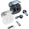 LMG Germany Cuffie Bluetooth wireless, autonomia di 20 ore con custodia, dotate di 4 microfoni ENC per chiamate con cancellazione del rumore, resistenti all'acqua, ideali per lo sport, colore nero