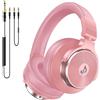 syndesmos Cuffie over-ear con cavo, driver da 50mm, cuffie professionali per DJ, cuffie da studio