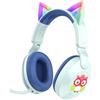 isightguard Cuffie Bluetooth per bambini, cuffie wireless per bambini, auricolari Bluetooth con controllo del volume a 85 dB e cavo, ultra-leggere, pieghevoli e regolabili