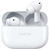 Realme Cuffie Bluetooth Buds T310, wireless, con cancellazione attiva del rumore ibrida da 46 dB, driver in titanio, autonomia della batteria di 40 ore, audio spaziale 3D, colore bianco