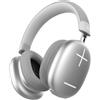 Tnb Cuffie over-ear wireless, comode e complete, con connessione Bluetooth, audio stereo e microfono integrato. Autonomia della batteria fino a Bounce Max, colore argento