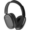 TEISCHE ND905-ANC Cuffie wireless con Bluetooth, cancellazione attiva del rumore, 3 modalità, 3 equalizzatori, autonomia di 40 ore, cuscinetti auricolari magnetici e connessione dual. Colore: nero