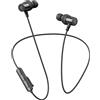 SoundPEATS Cuffie in-ear sportive Q40HD con fascia per il collo, audio ad alta risoluzione con tecnologia LDAC, colore nero