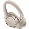Fresh 'n Rebel Cuffie wireless Clam Core 2, con Bluetooth, over-ear, con microfono, autonomia di 70 ore, chiamate chiare, personalizzazione del suono tramite app, compatibili con 2 dispositivi, colore beige