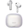 QCY MeloBuds N65: Auricolari wireless in-ear con cancellazione attiva del rumore (ANC), 60dB di cancellazione ibrida, Bluetooth 6, LDAC, resistenza all'acqua IPX5, autonomia di 50 ore, colore bianco