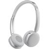 sunjom MiniGo Cuffie Bluetooth Over-Ear con 80 ore di autonomia, cancellazione del rumore ANC, microfono Bluetooth, colore argento