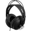 Pronomic Cuffie KH-900 Comfort, frequenza 15-25000 Hz, cavo da 3 metri, regolazione automatica della dimensione, padiglioni auricolari molto grandi e morbidi che avvolgono completamente l'orecchio, connettore jack placcato in oro, incluse