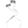 Focal Cuffie in-ear con microfono e telecomando, cavo antistatico, leggere (14 g), colore argento