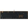 Cherry Tastiera meccanica KC 200 MX, layout DE QWERTZ, colore nero, finitura bronzo, interruttori MX2A SILENT RED