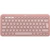 LOGITECH Tastiera Bluetooth multi-dispositivo wireless Pebble Keys 2, colore rosa, modello K380S