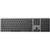 OMOTON Tastiera Bluetooth per Mac, a tasto intero, con tastierino numerico, layout QWERTZ, colore grigio
