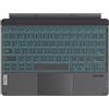 inateck Tastiera per Surface Go, compatibile con Surface Go 4 (2023), Surface Go 3, Surface Go 2 e Surface Go 1, con connessione Bluetooth, retroilluminazione a 7 colori e touchpad. Modello: KB02028, colore grigio