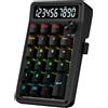 Redragon Tastiera numerica RGB meccanica, 22 tasti, retroilluminazione, wireless, nera, modello K733 PRO