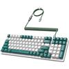 MAMBASNAKE Tastiera meccanica da gaming K6 Pro, 96%, 3 modalità, hot-swap, completamente funzionale, design unico del 96%, interruttori rossi, colore verde