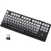ATTACK SHARK Tastiera da gaming a membrana wireless X M87, 80%, connessione dual-mode, design "Mondnacht" (Notte di luna)