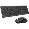 CITLLA M9300: Set tastiera e mouse Bluetooth senza fili, 2400 MHz, doppia connessione Bluetooth, layout tedesco