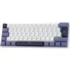 RK ROYAL KLUDGE Tastiera meccanica wireless RK61DE, 60%, compatta, layout QWERTZ, retroilluminata, colore nero notte